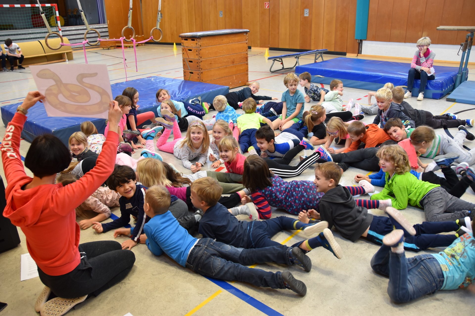 Sporttag der Vorschulkinder in der Grundschule Runkel