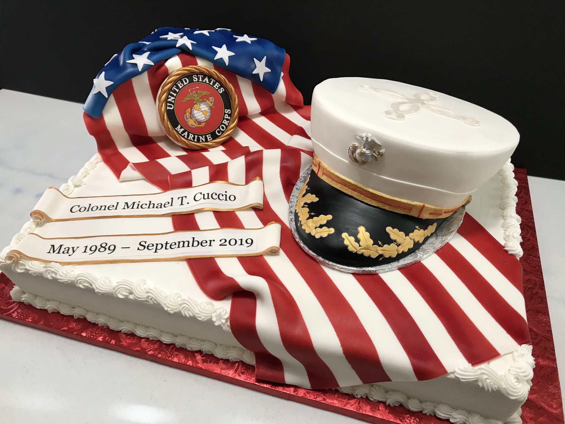 Military Retirement Cakes