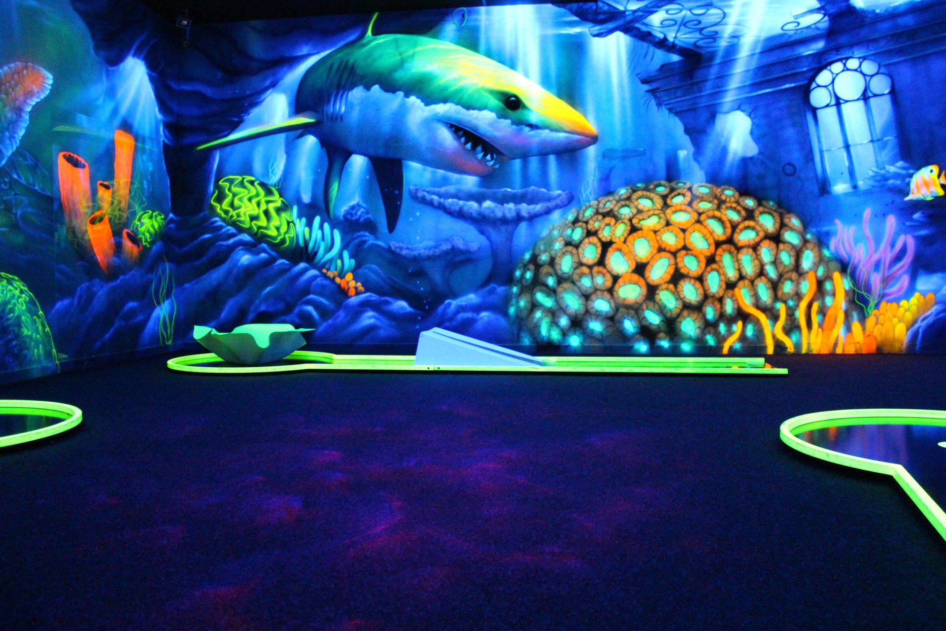 Home 3D Minigolf Indoor Blacklight World Reutlingen