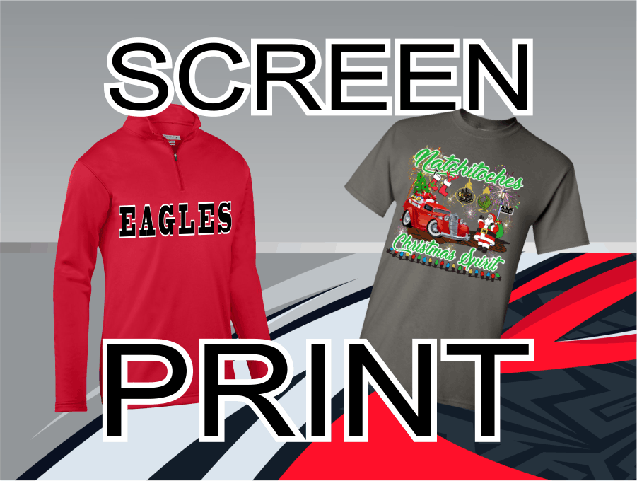 Fishers Sports Screen Printing page