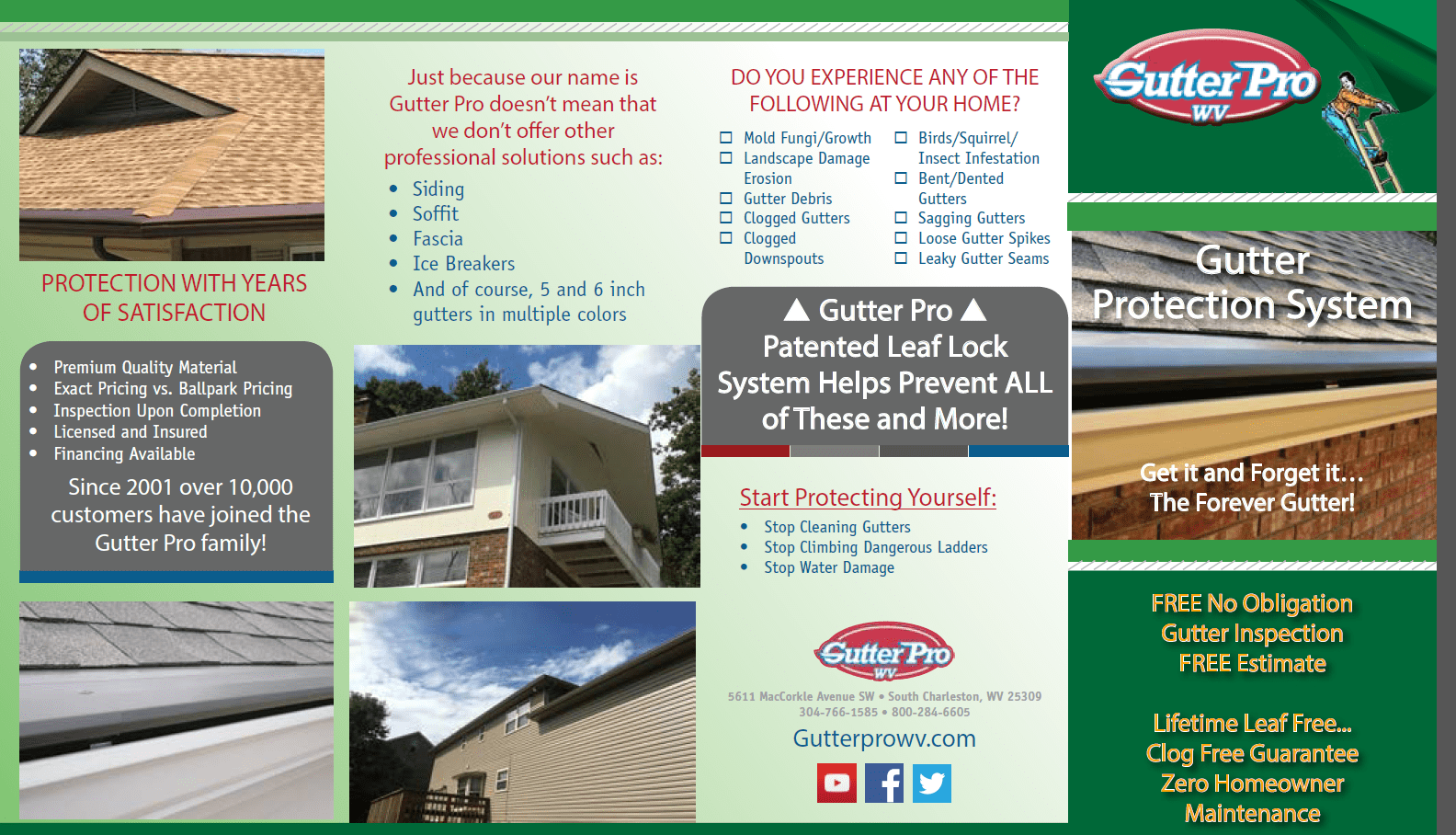 Contact Us Charleston, WV Gutter Pro