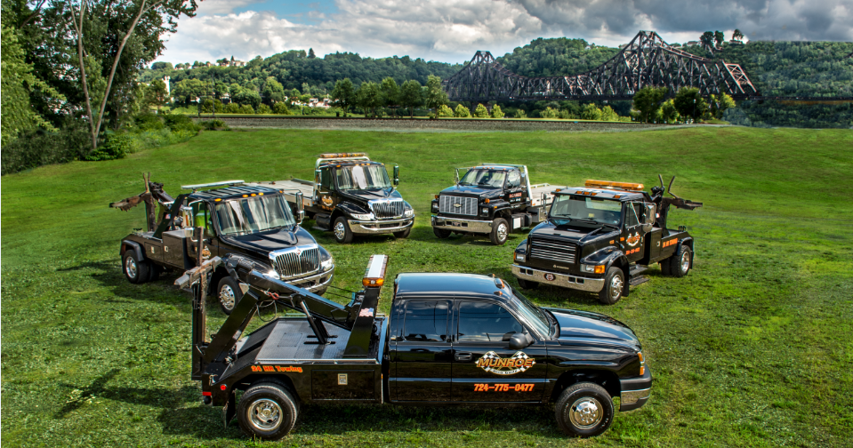24 Hour Towing Bridgewater, PA Munroe Auto Body