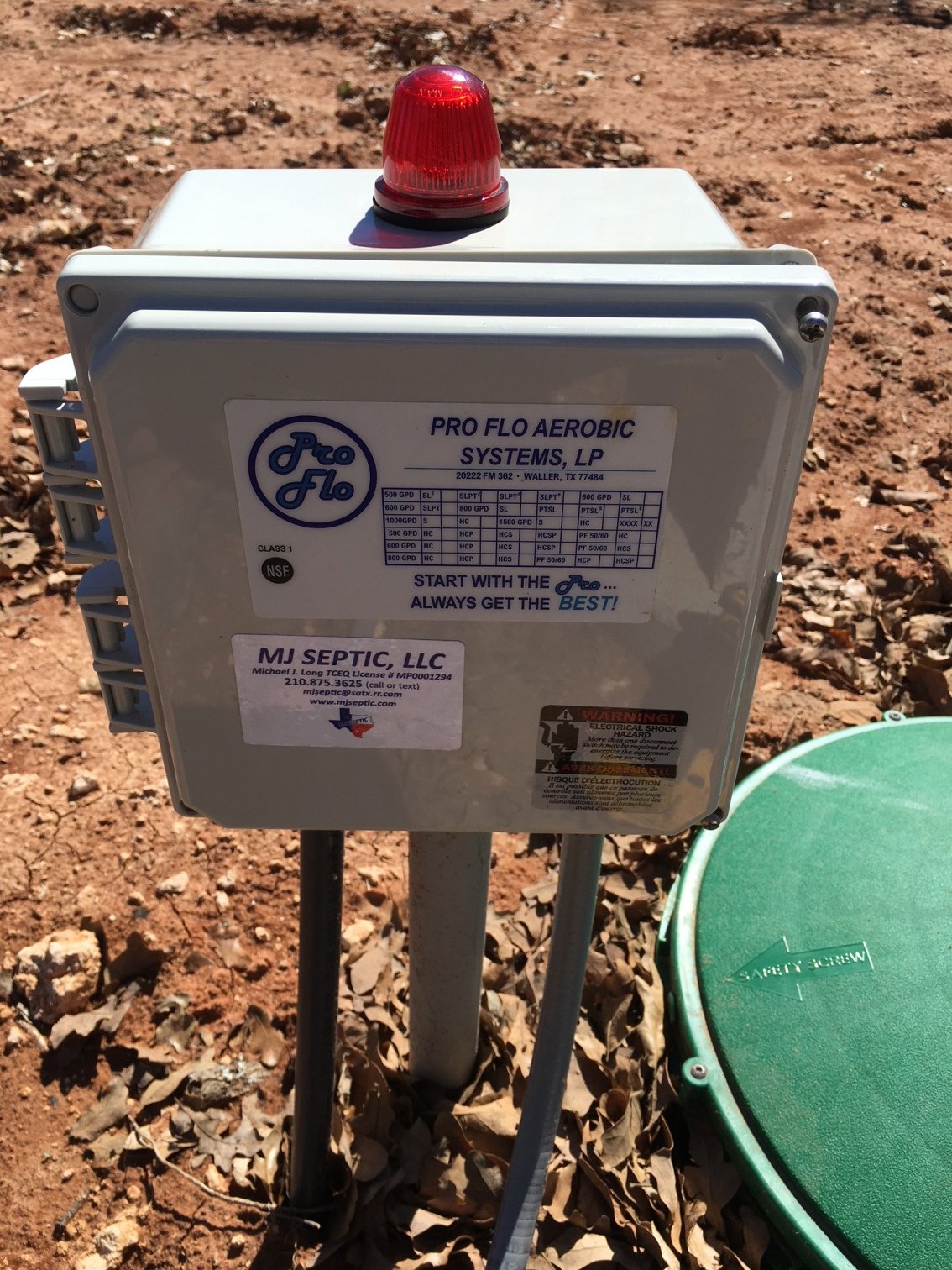 Aerobic Septic System San Antonio, TX MJ Septic
