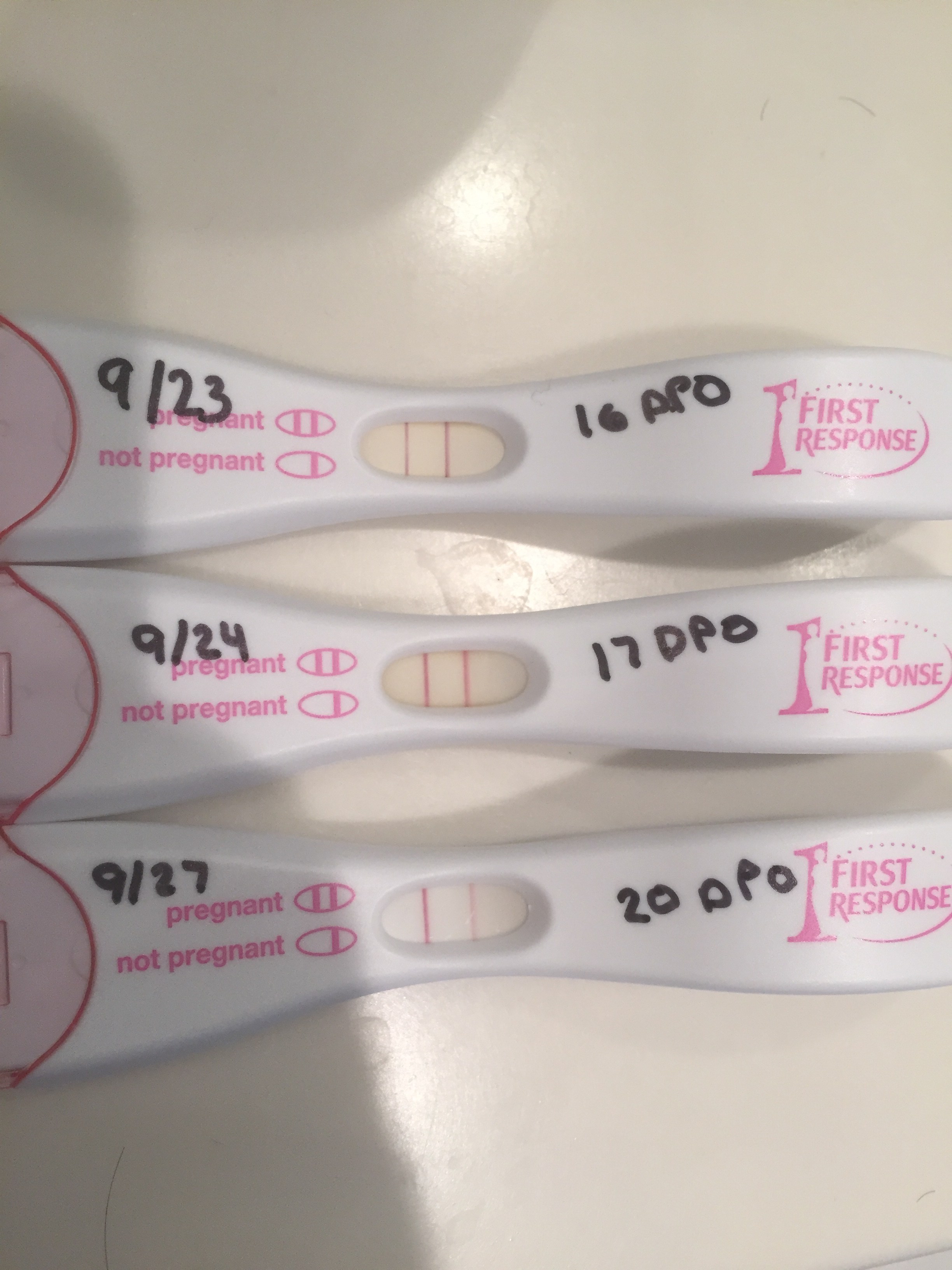 Should I be happy with this FRER progression from 19 to 21 dpo?