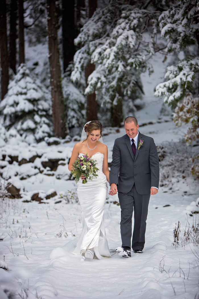 SNOW on our wedding…in March(