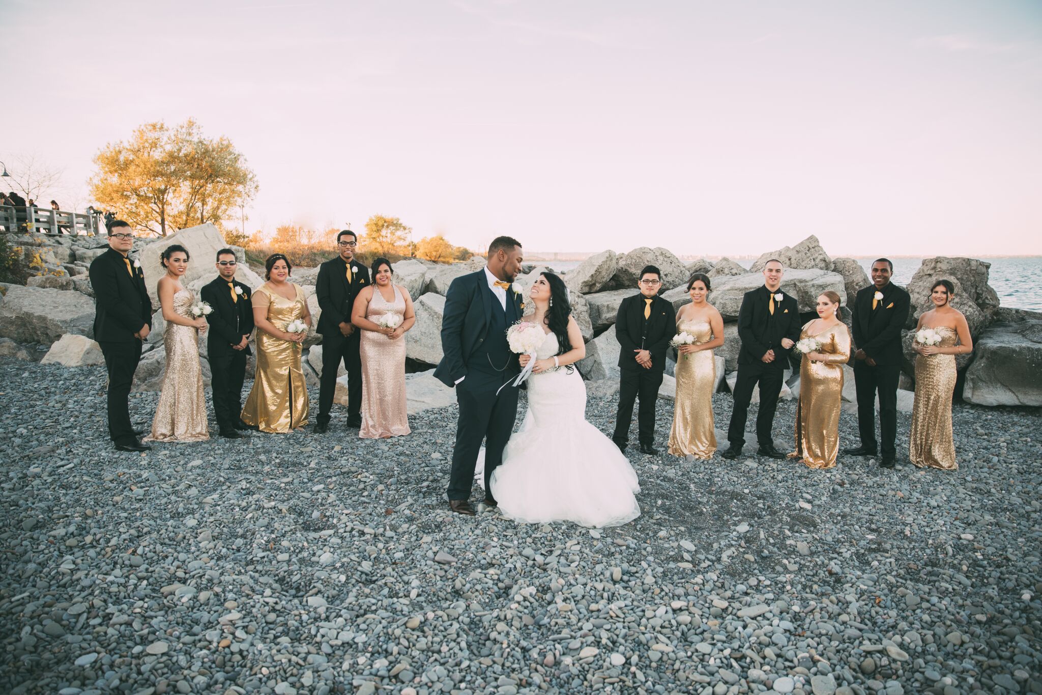 My lakefront November wedding in Canada!