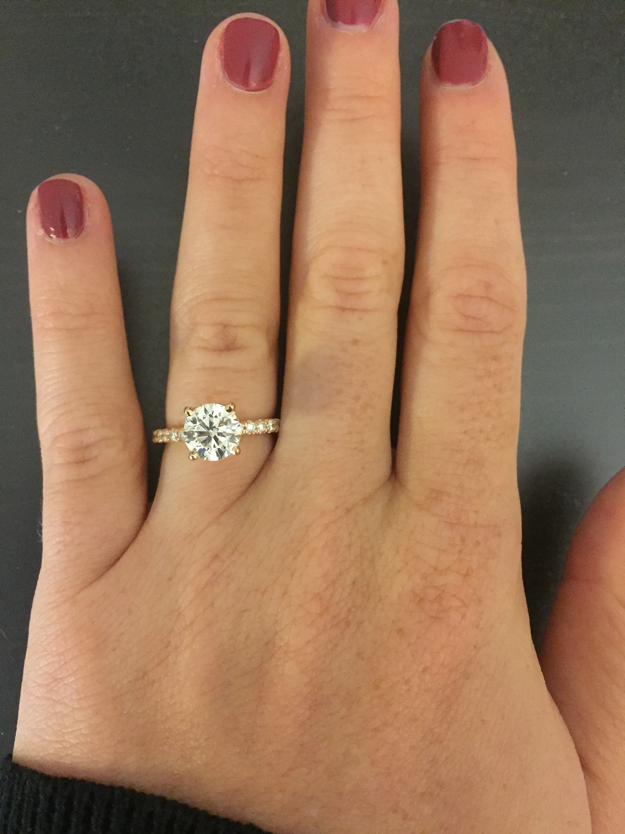 14K vs 18K Rose gold on medium to dark skin?