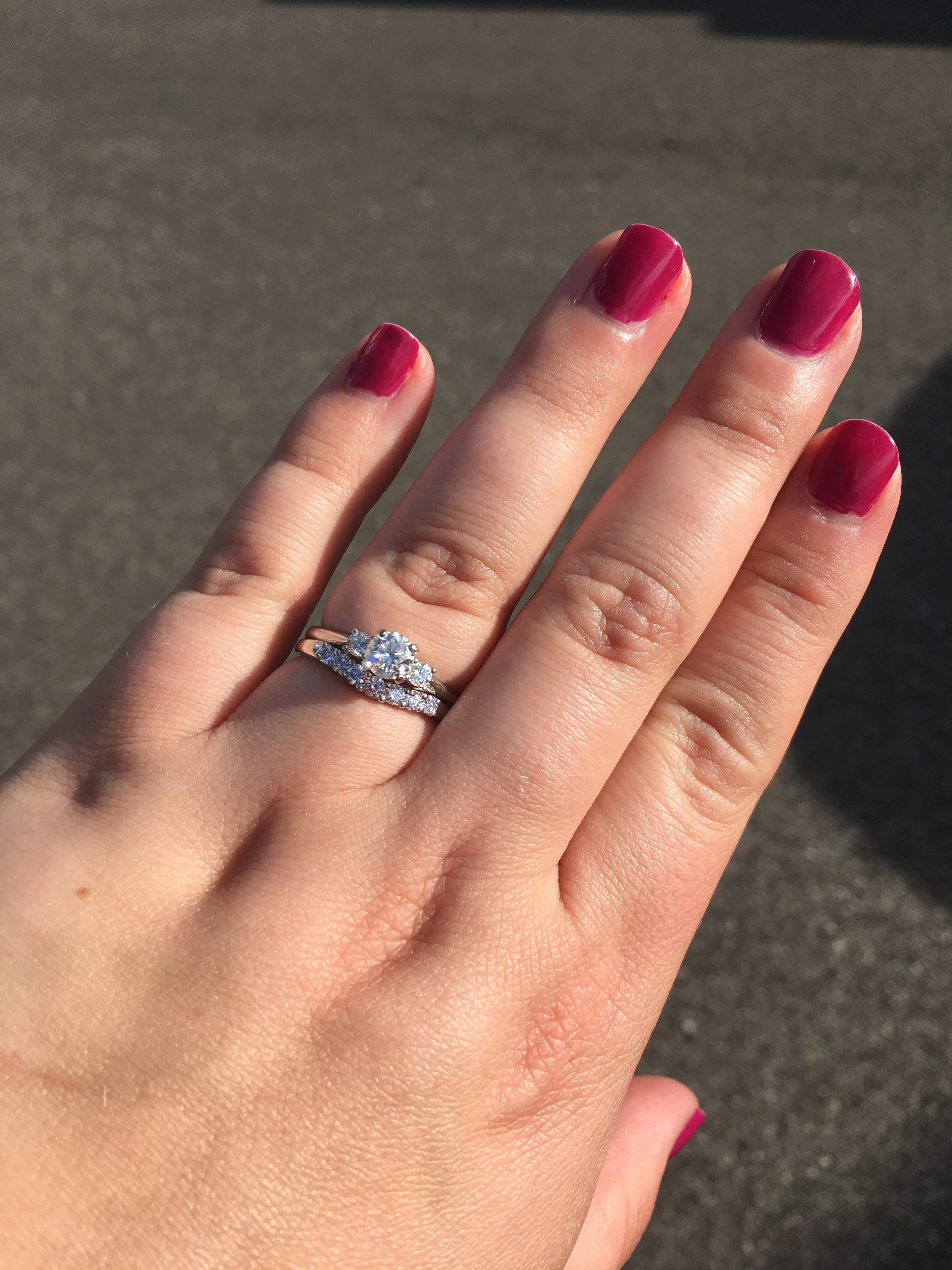 Rings on size 8+ fingers please?