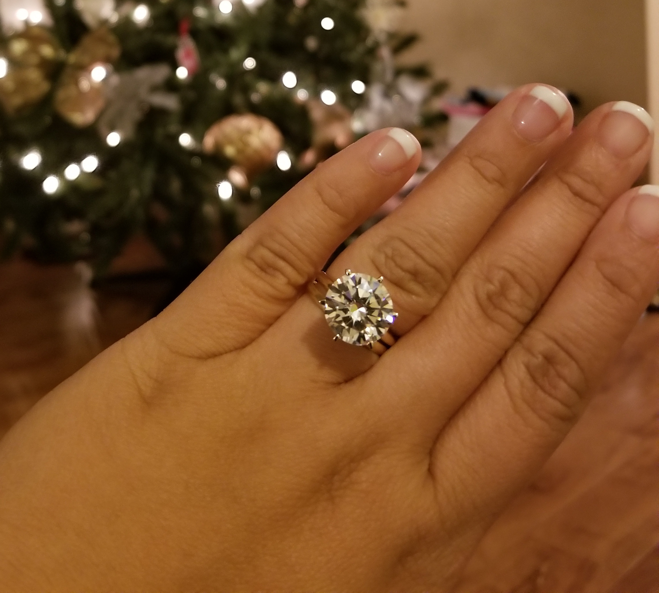 Please show me your plain band solitaire with plain wedding band! Page 4