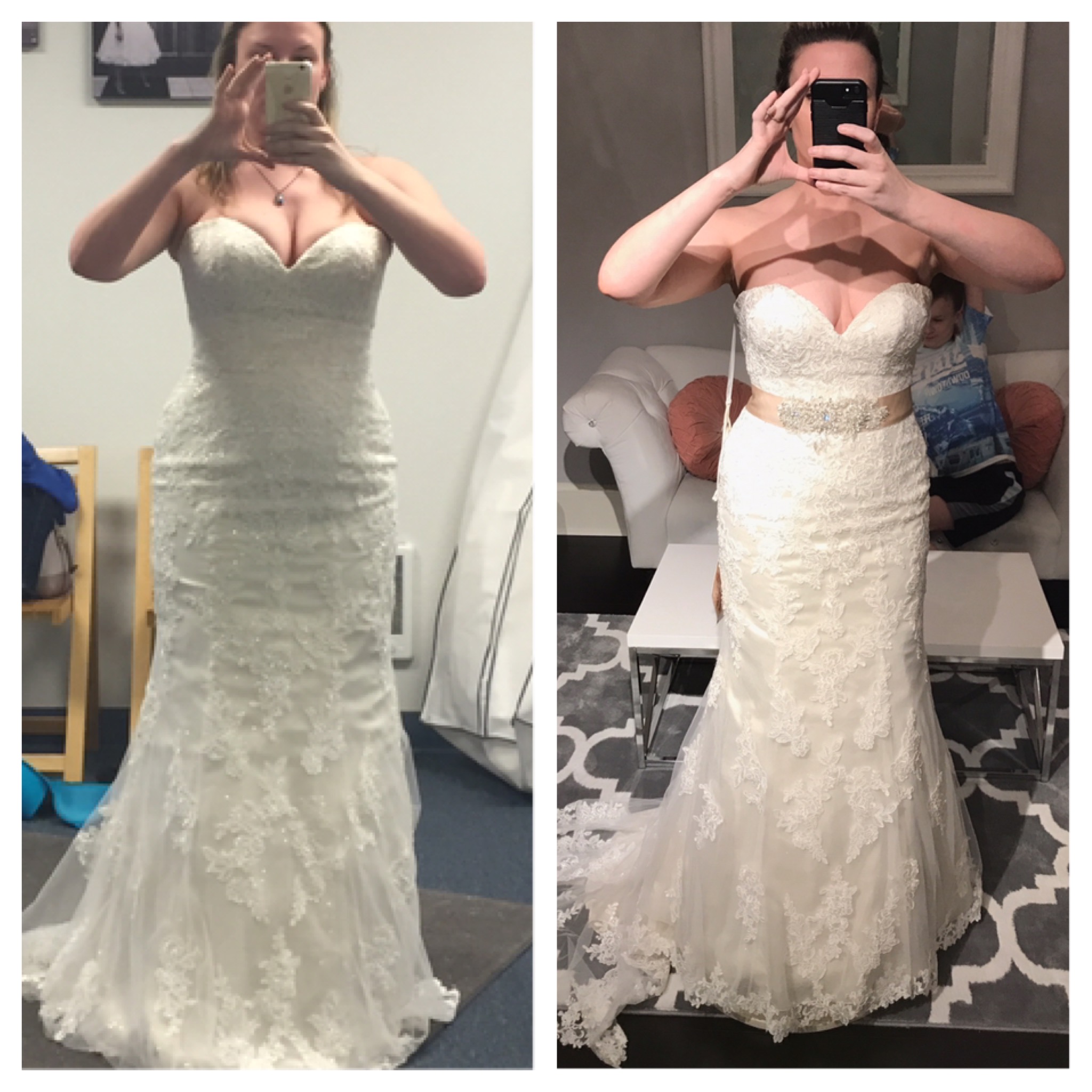 Wedding Gown With Belt wedding