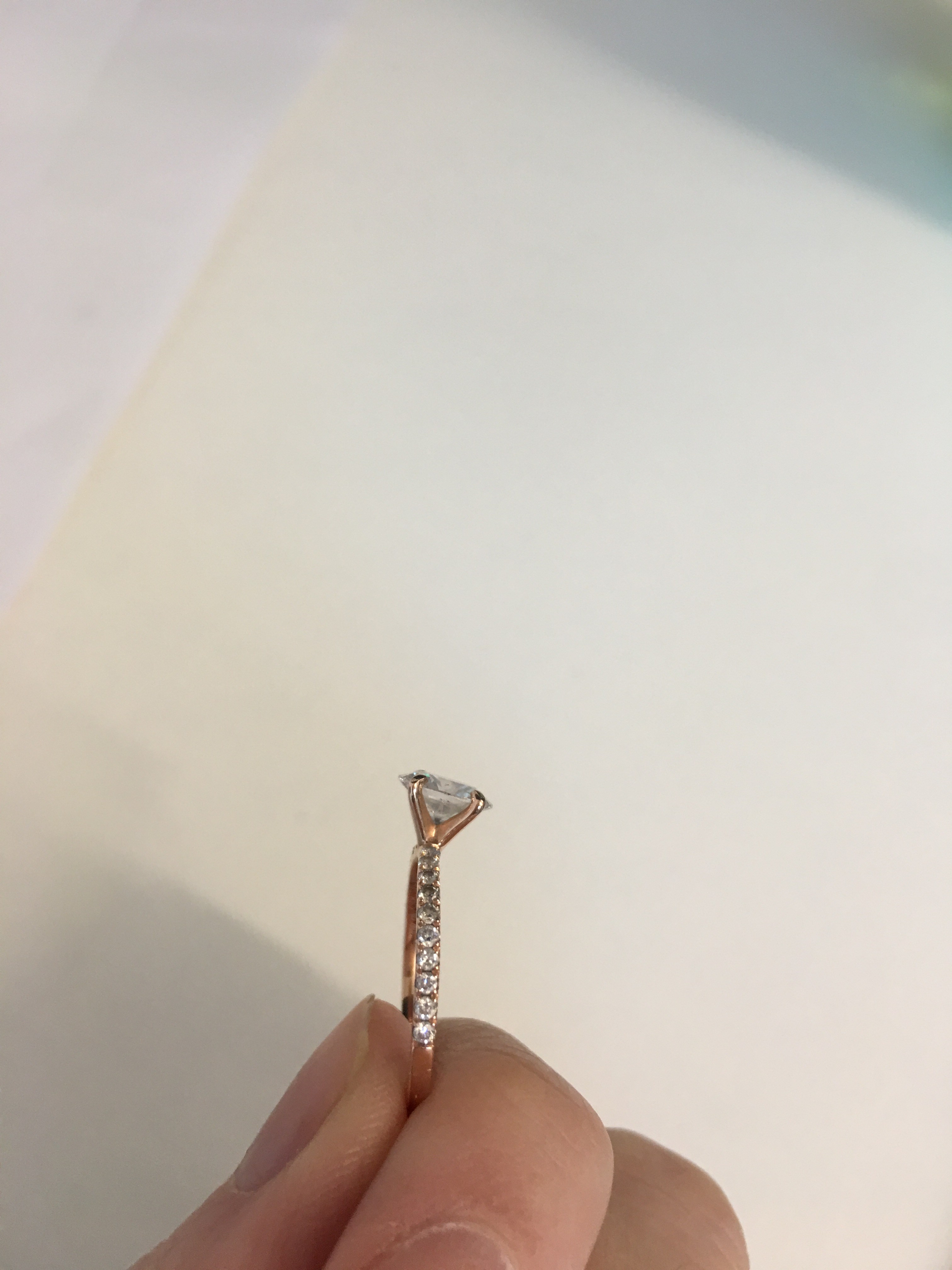 My engagement ring bent!