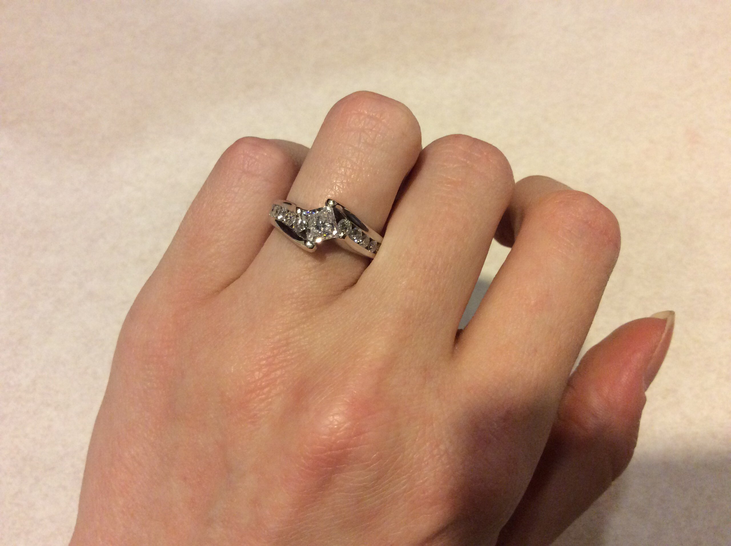 Wedding bands for thick engagement rings?