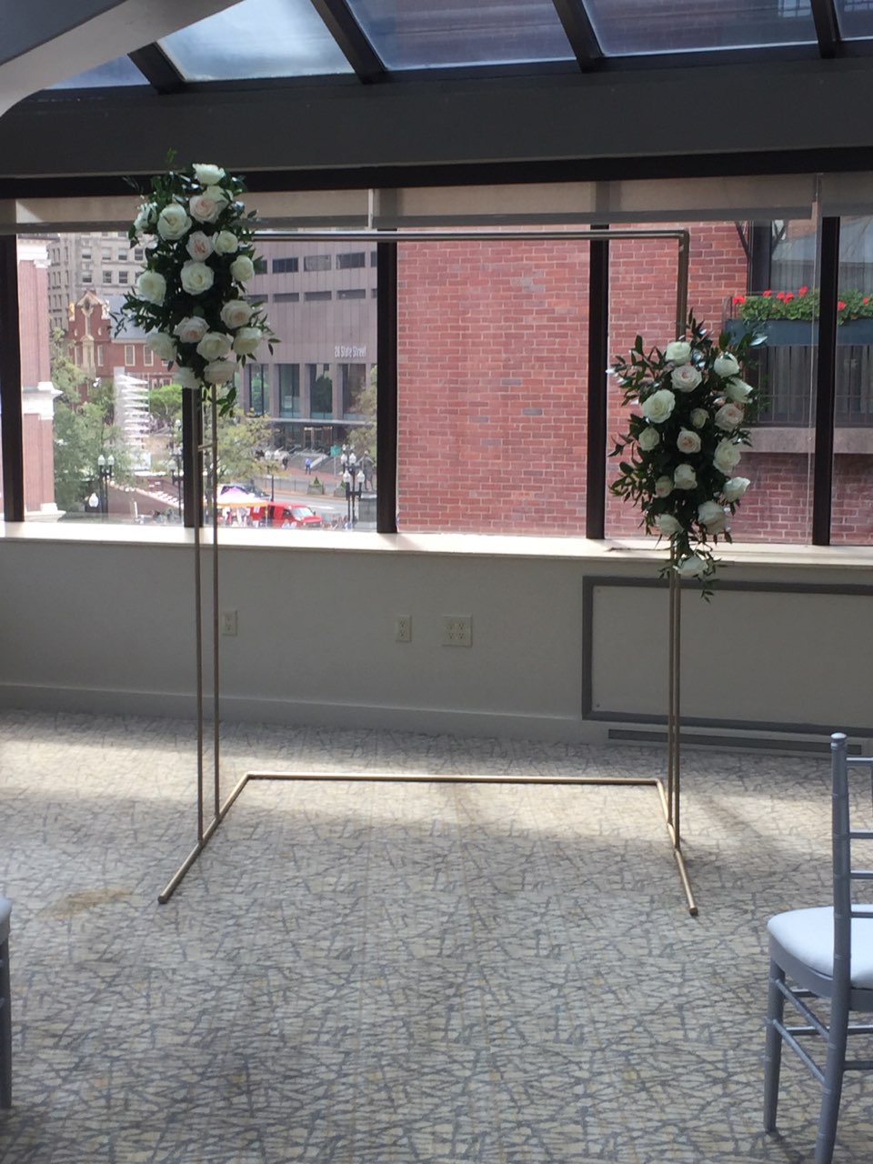 Copper Pipe Wedding Arch