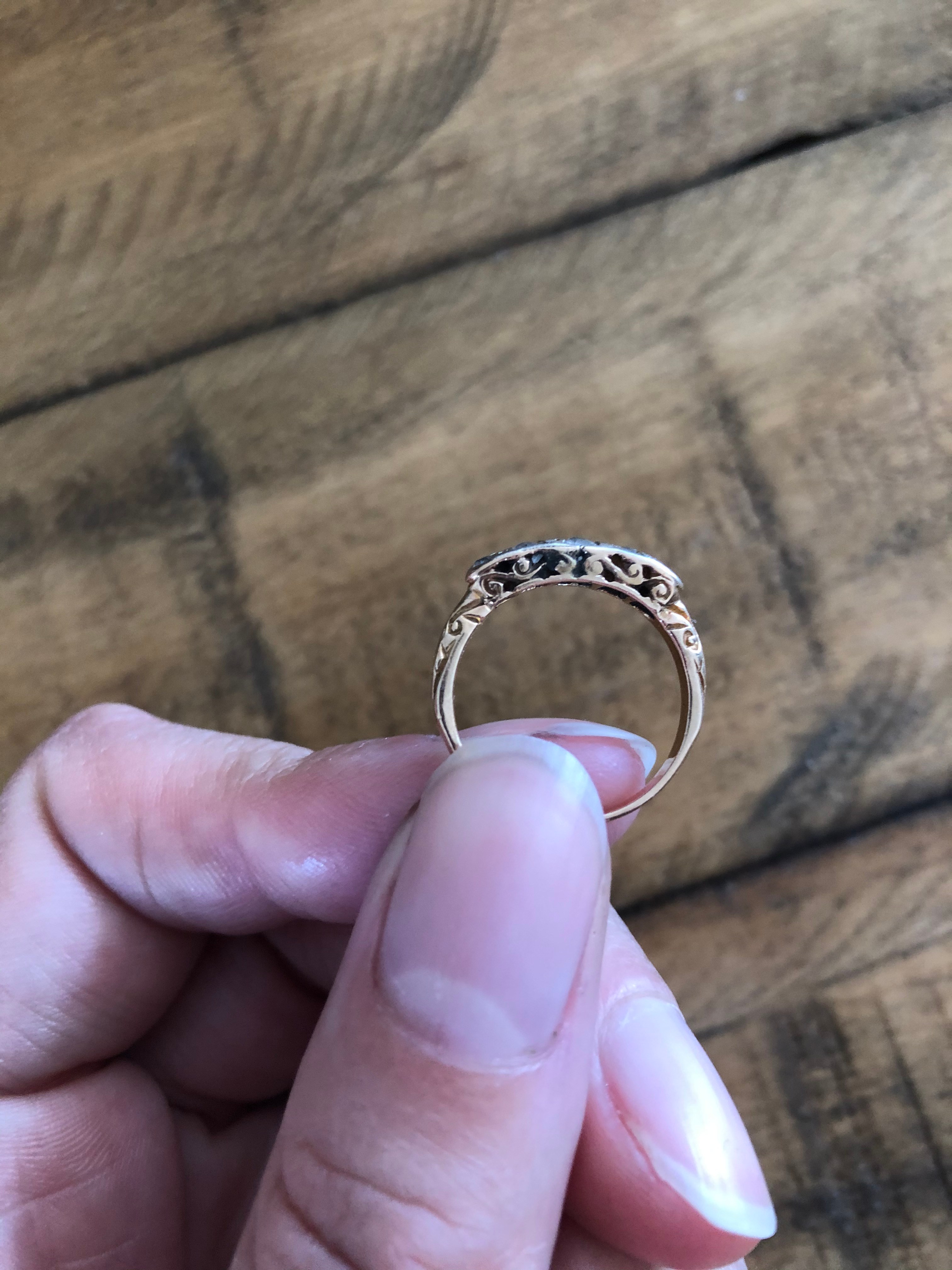 Show me your antique 5 stone rings