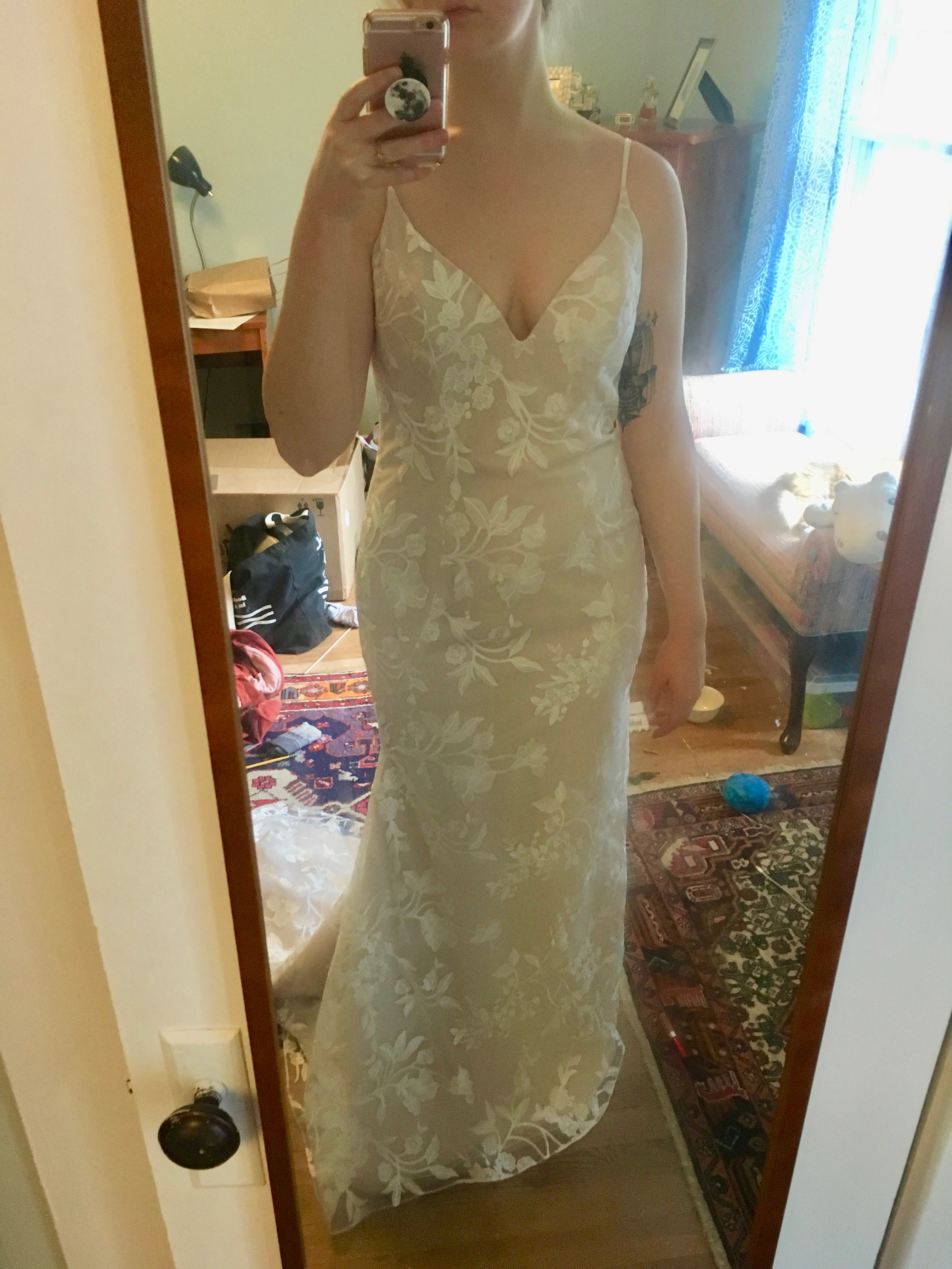 Help! Does my dress show much cleavage/is it too sexy?