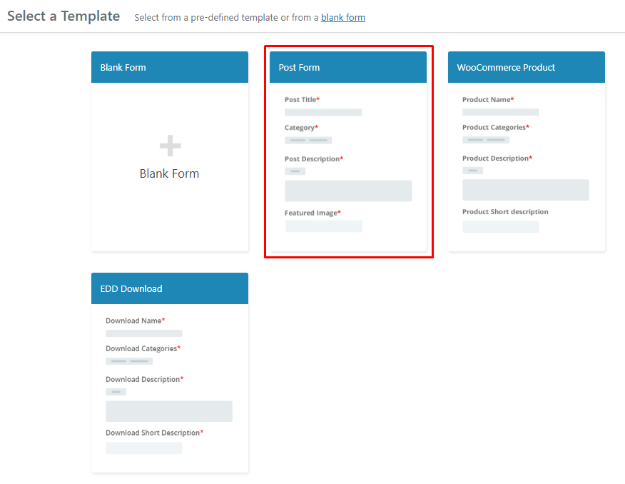 How to Use PreBuilt Form Templates weDevs