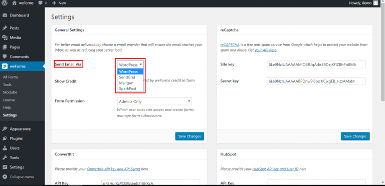 How to fix weForms Not Sending Email weDevs