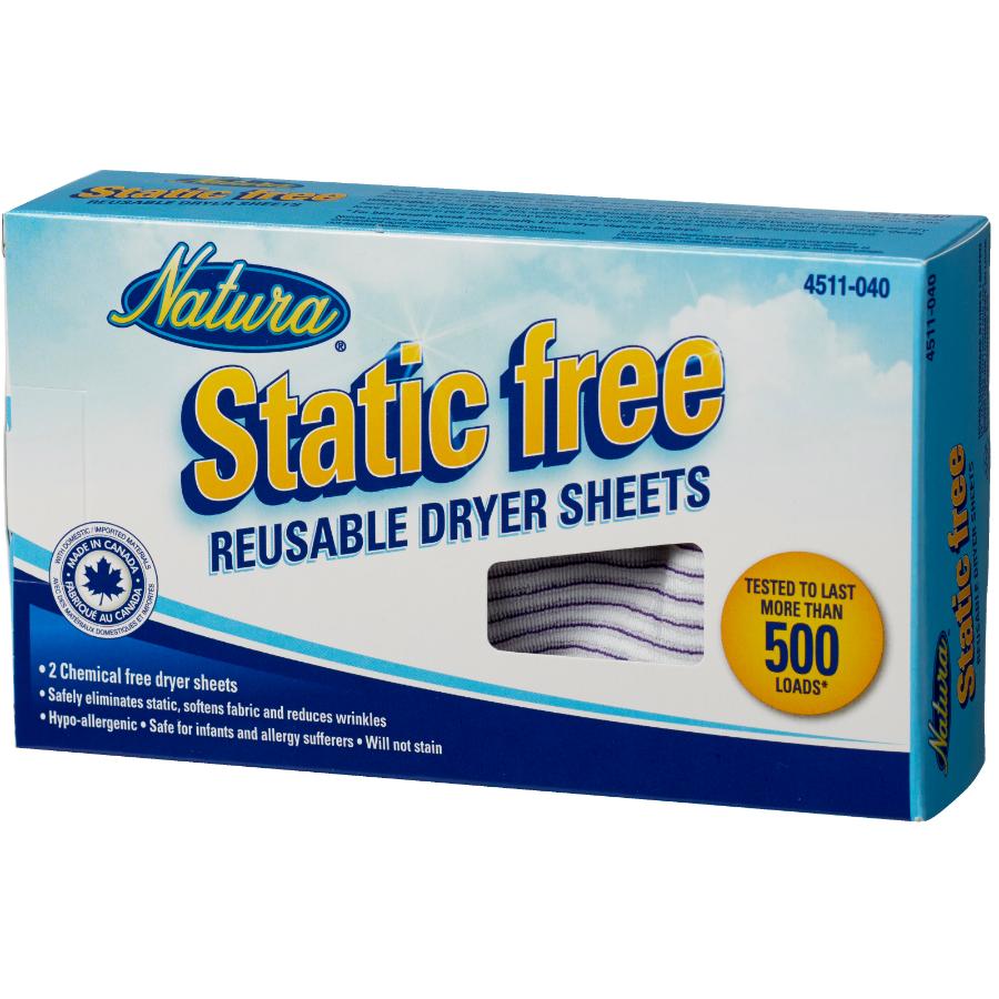 Natura Static Free Reusable Fabric Softener Sheets Weeks Home Hardware