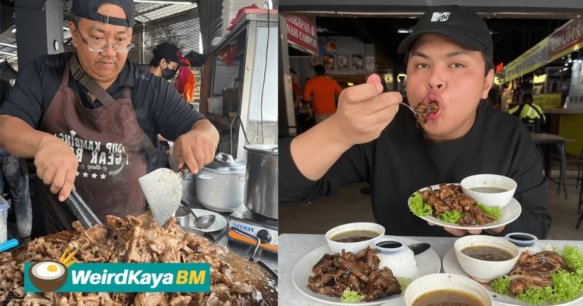"Ini Bukan Bakar, Ini Sizzling" Sup Kambing Gearbox Abang Atan