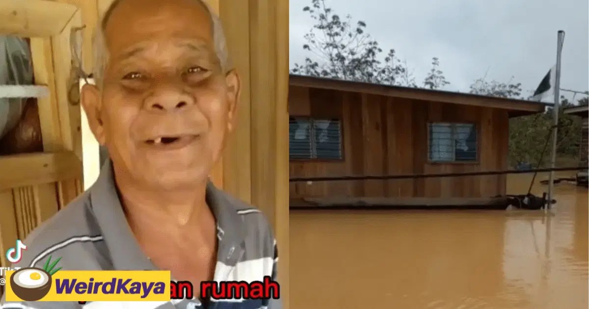 This Pakcik Spent 7 Months To Build 'Floatable' House To Combat