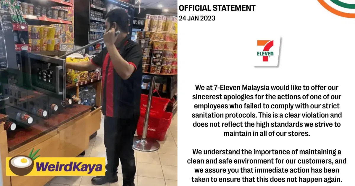 7Eleven Staff Who Cleaned Microwave With A Mop Has Been Fired WeirdKaya