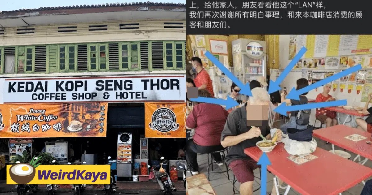 Penang Coffee Shop Shames Customer For Not Ordering Drink, Closes Down