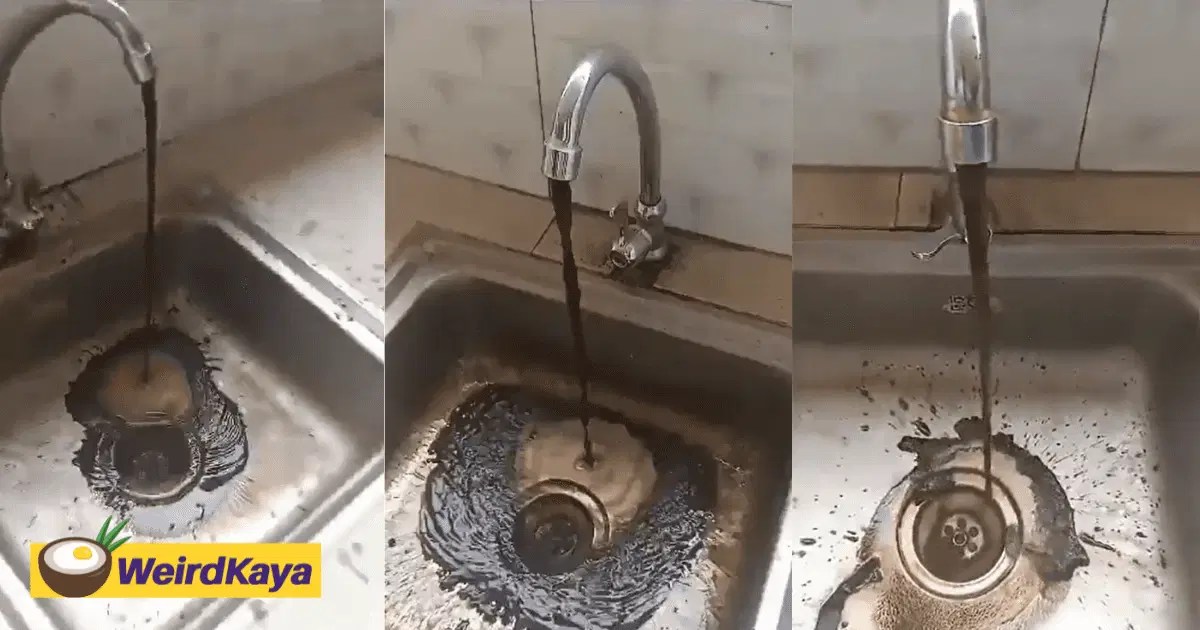 'Free Coffee?' — M'sian Shocked By Dark Coloured Water Flowing Out From