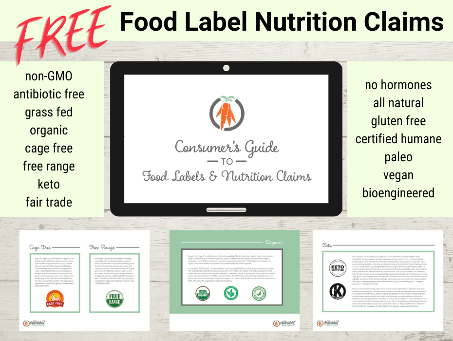 Consumer's Guide to Food Labels & Nutrition Claims Well Resourced