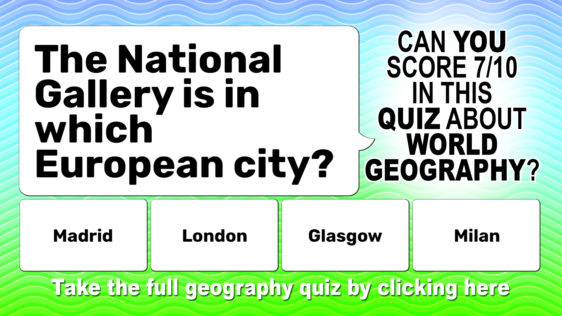 Geography Trivia Quiz
