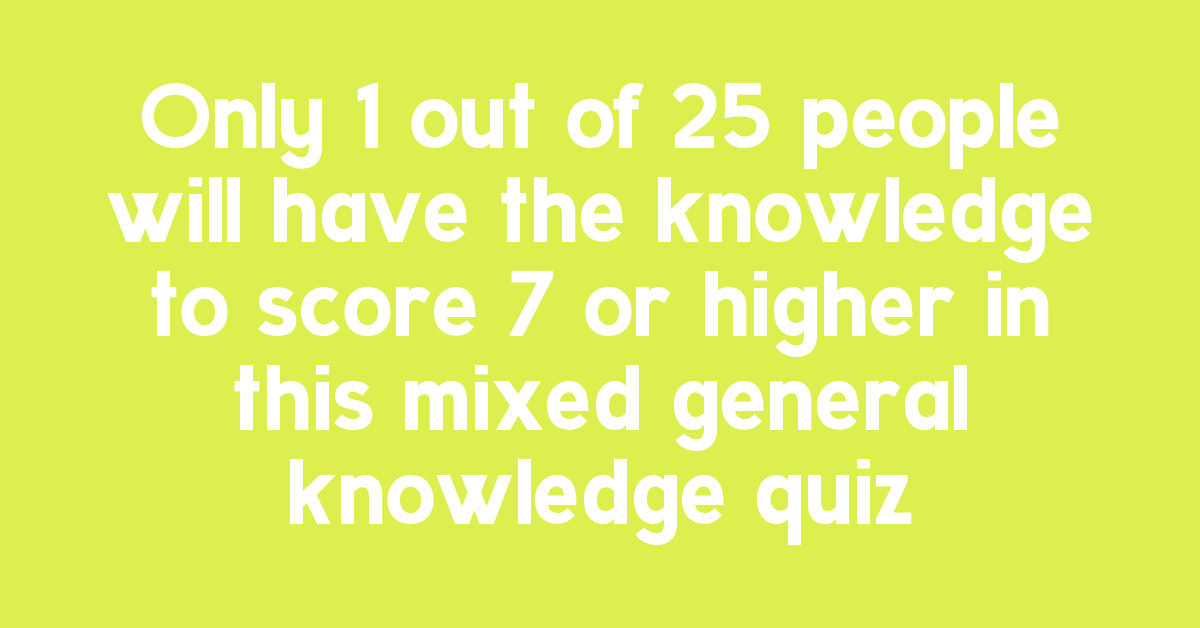 Hard trivia quiz