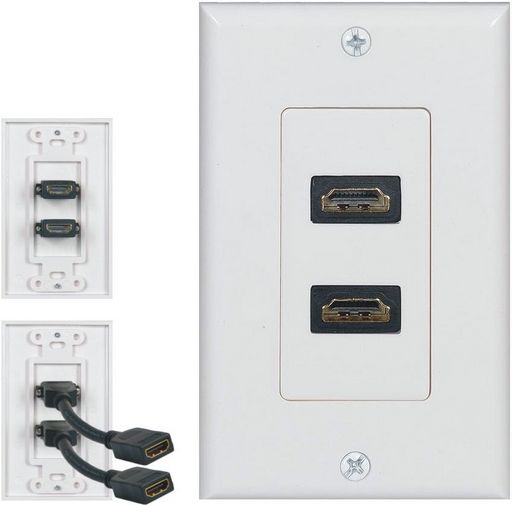 Hdmi Wall Plate Double, Hdmi Wagner Online Electronic Stores