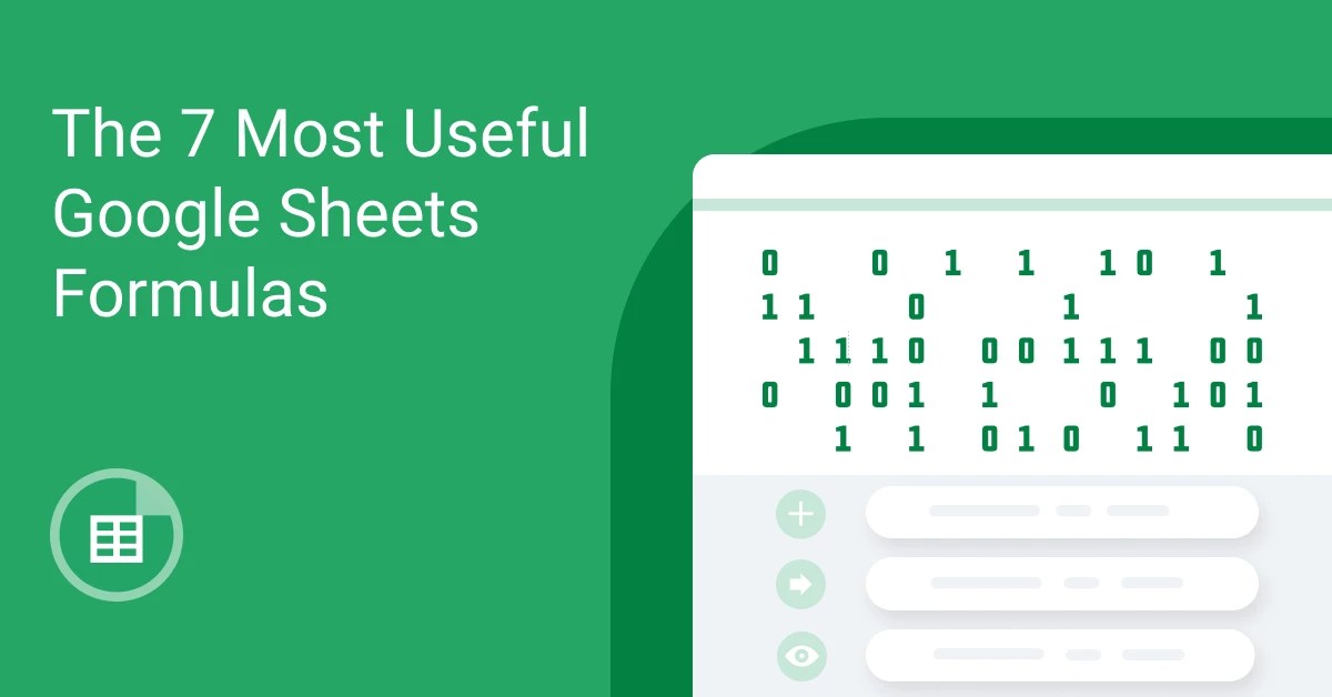 The 7 Most Useful Google Sheets Formulas Blog Whatagraph