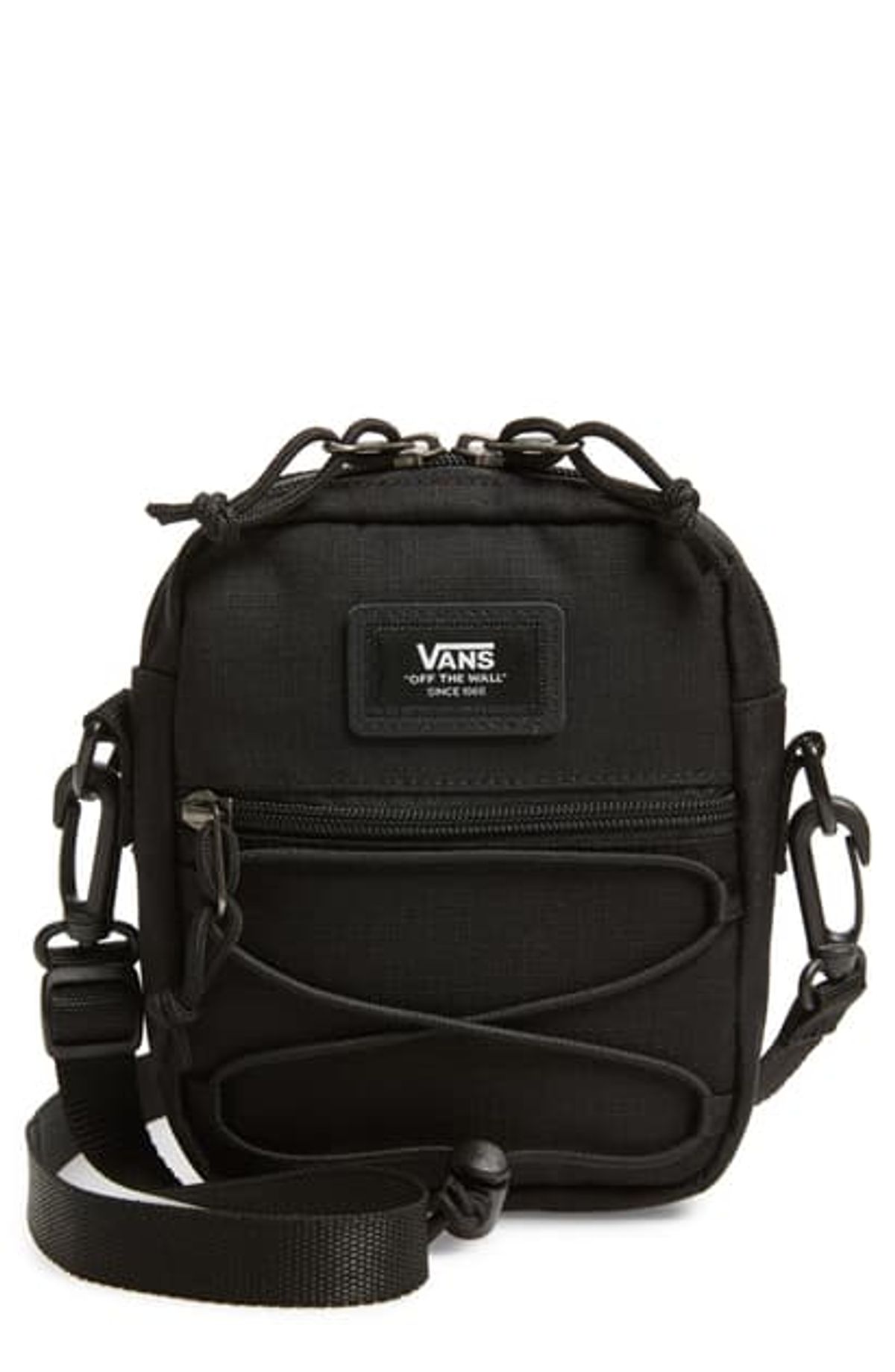Vans Bail Shoulder Bag In Black Ripstop WHAT’S ON THE STAR?