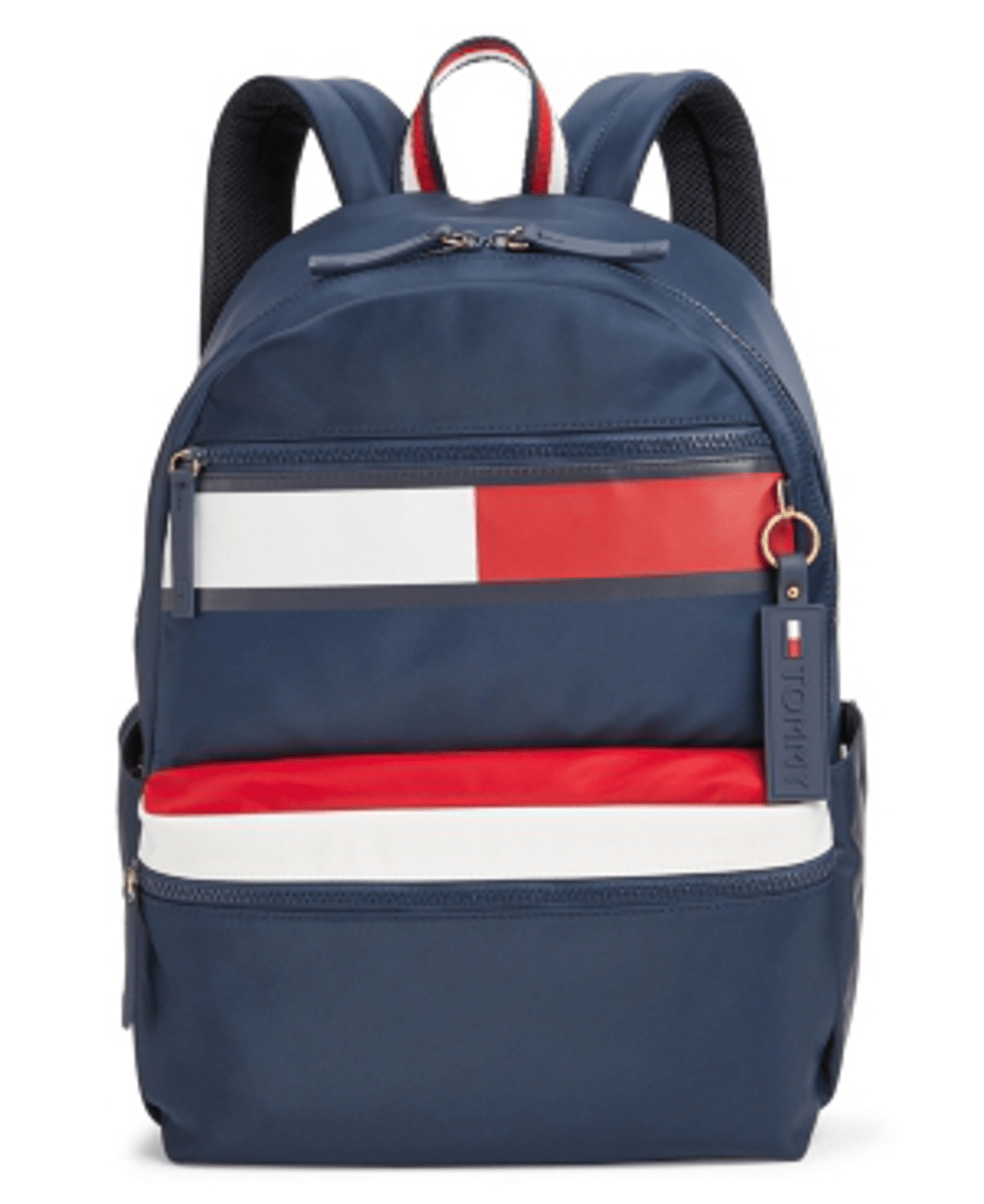 Tommy Hilfiger Allie Colorblock Backpack In Navy/red/white WHAT’S ON