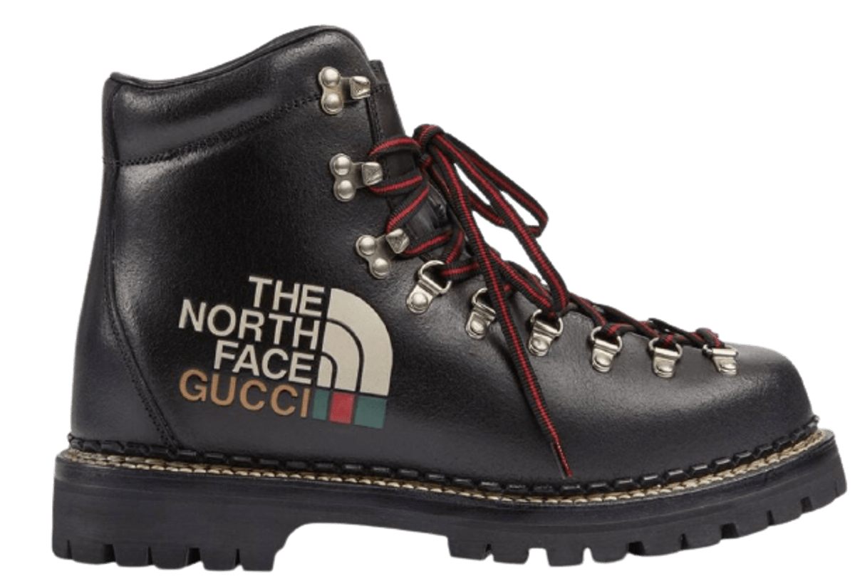 Gucci × The North Face Men's Ankle Black Boots WHAT’S ON THE STAR?