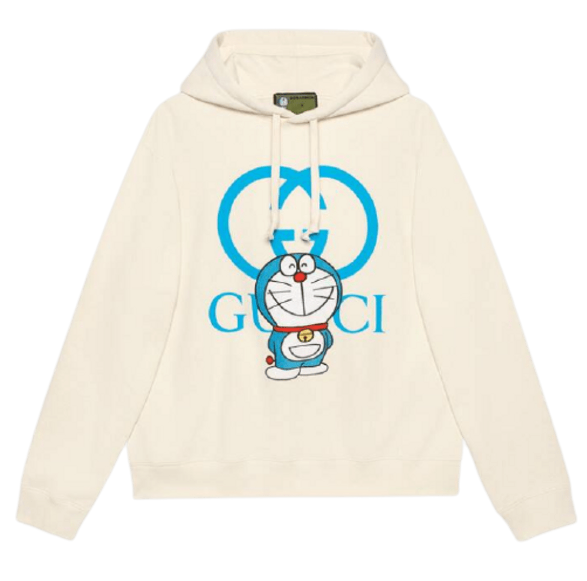 Gucci × Doraemon Hooded White Sweatshirt WHAT’S ON THE STAR?