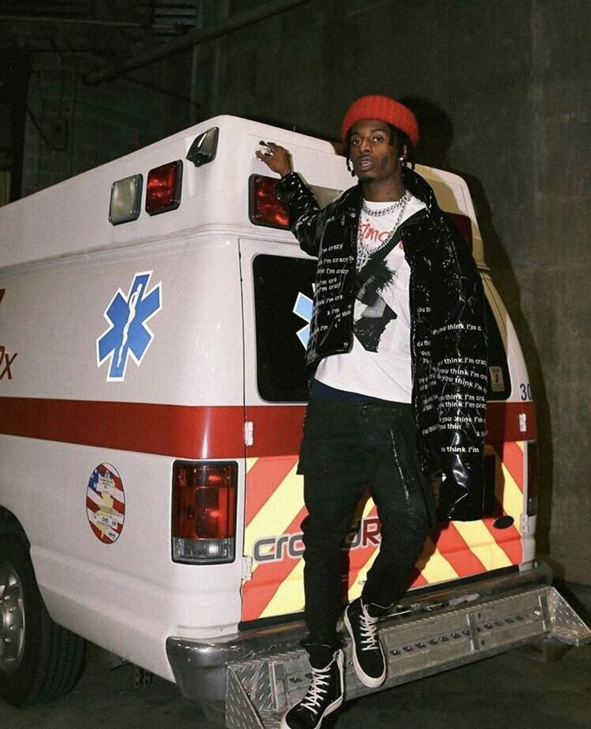 Playboi Carti Outfit from May 15, 2017 WHAT’S ON THE STAR?
