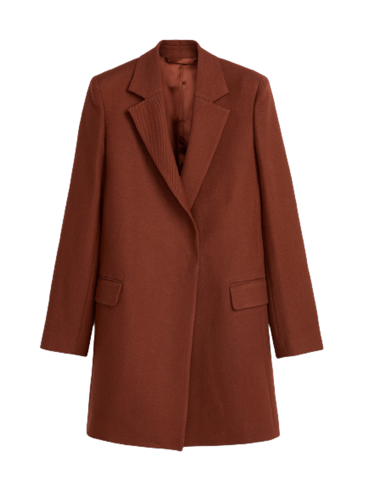 Acne Studios Double Breasted Twill Brown Coat WHAT’S ON THE STAR?