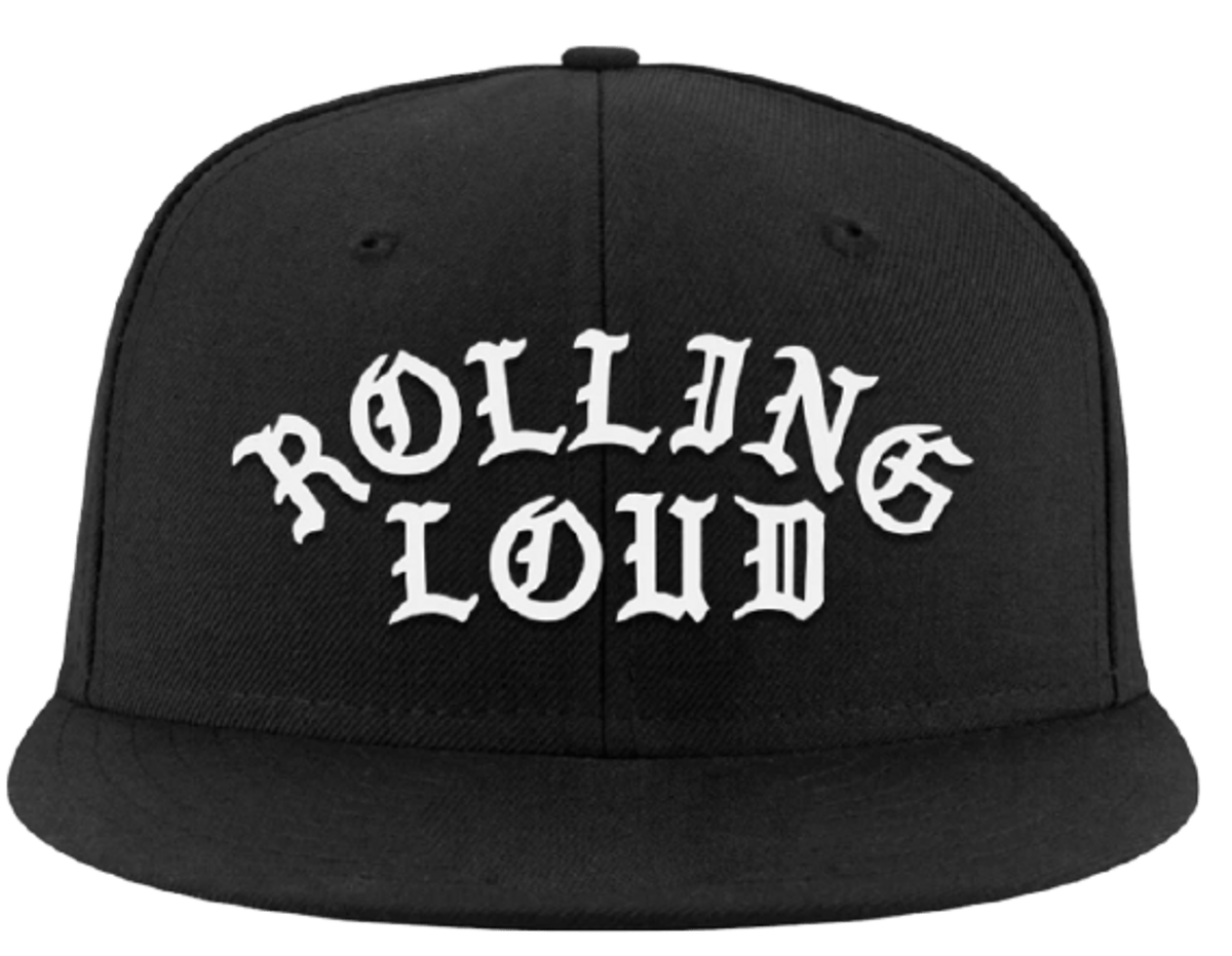 Rolling Loud Merch OE Black Snapback WHAT’S ON THE STAR?