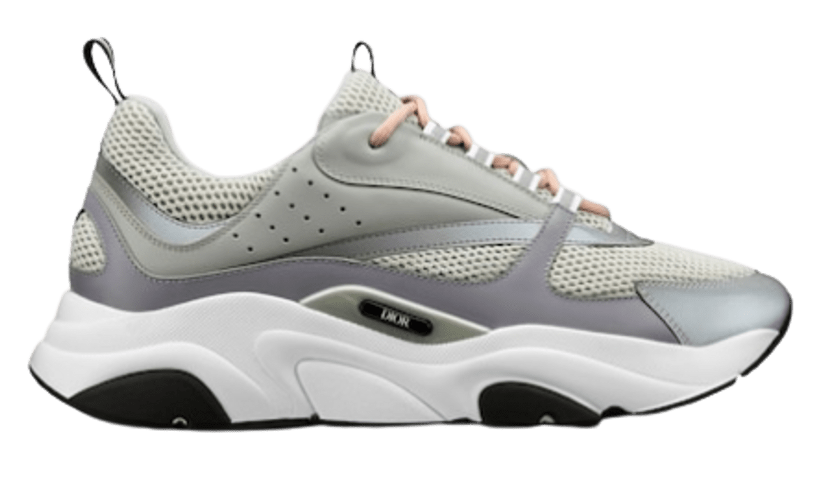 Dior B22 Gray Technical Mesh Smooth Calfskin Sneakers | WHAT’S ON THE STAR?