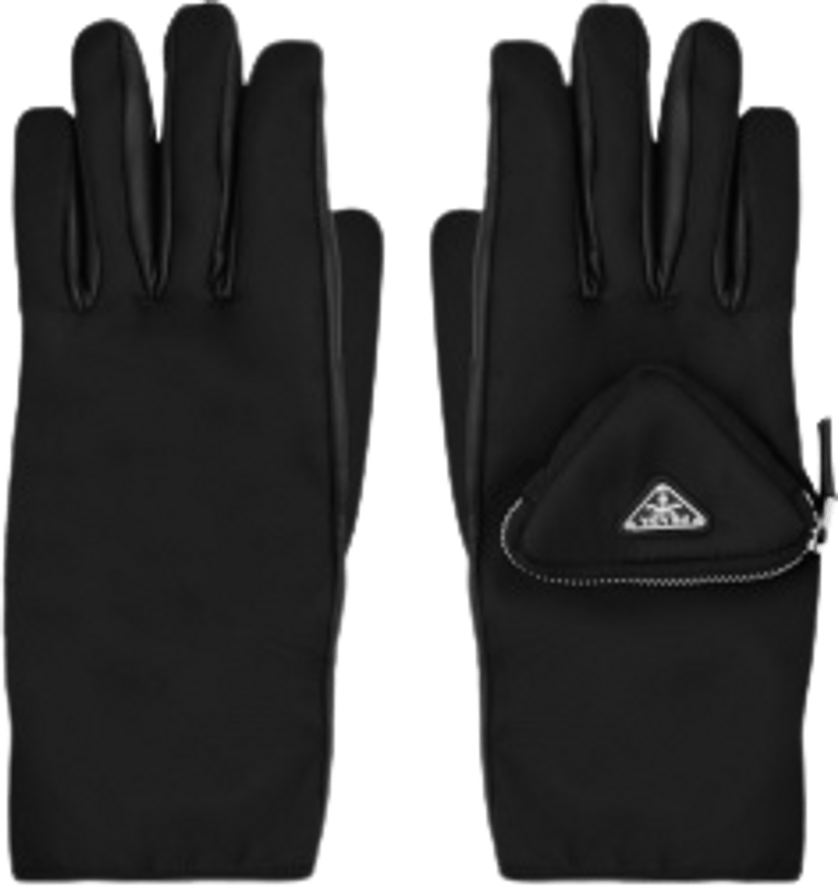 Prada Pouch Detail Logo Gloves WHAT’S ON THE STAR?
