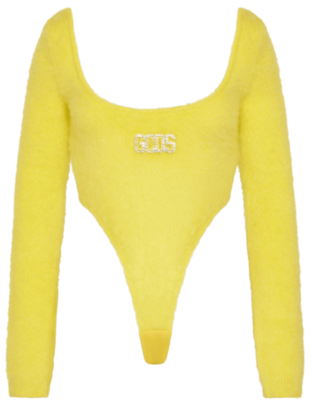 GCDS Tweety Mohair Yellow Bodysuit Sweater WHAT’S ON THE STAR?