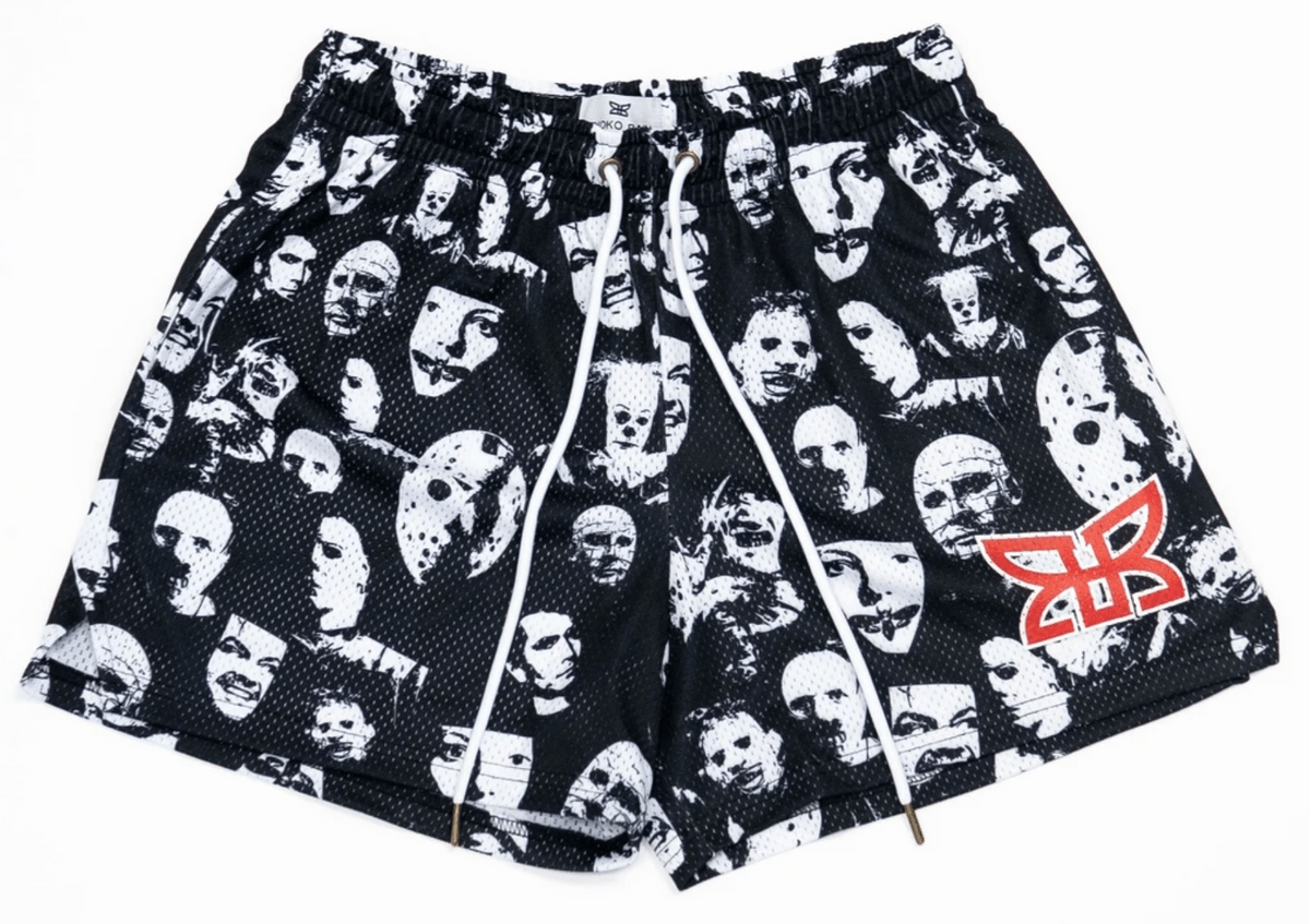 Ryoko Rain Horror Film Mesh Black Shorts WHAT’S ON THE STAR?