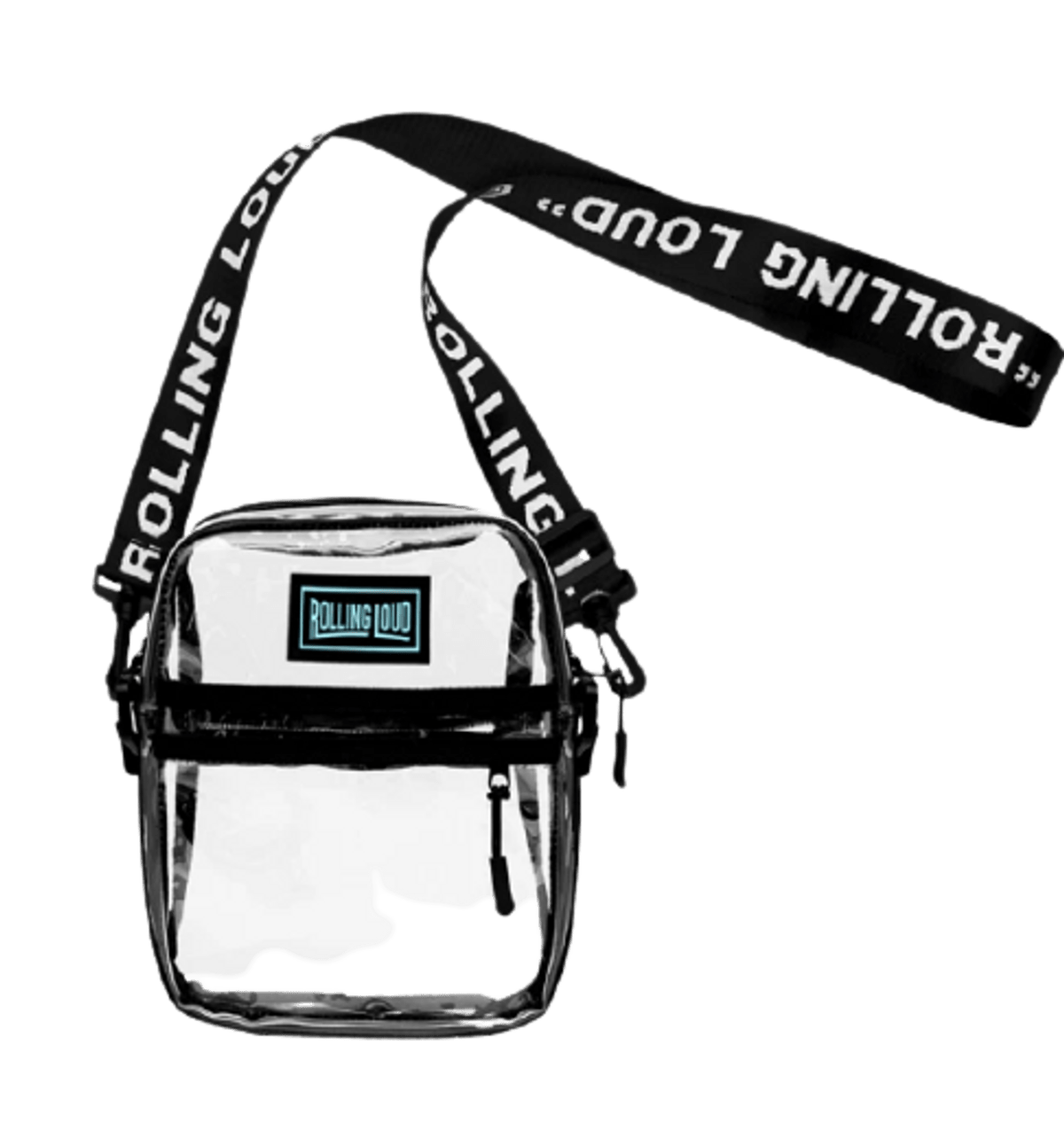 Rolling Loud Merch Clear Shoulder Festival Approved Bag WHAT’S ON THE