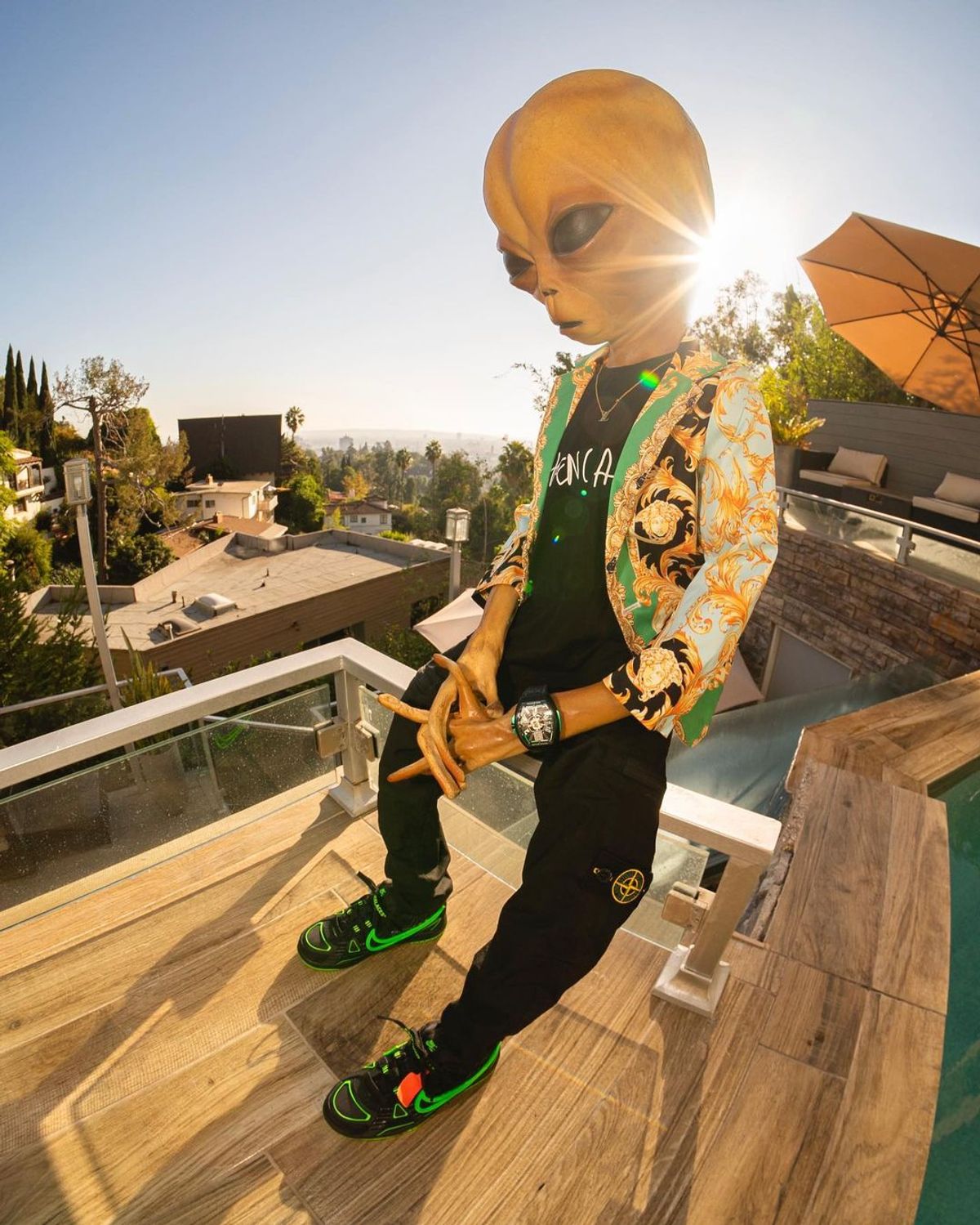 Lil Mayo Outfit from November 25, 2020 WHAT’S ON THE STAR?