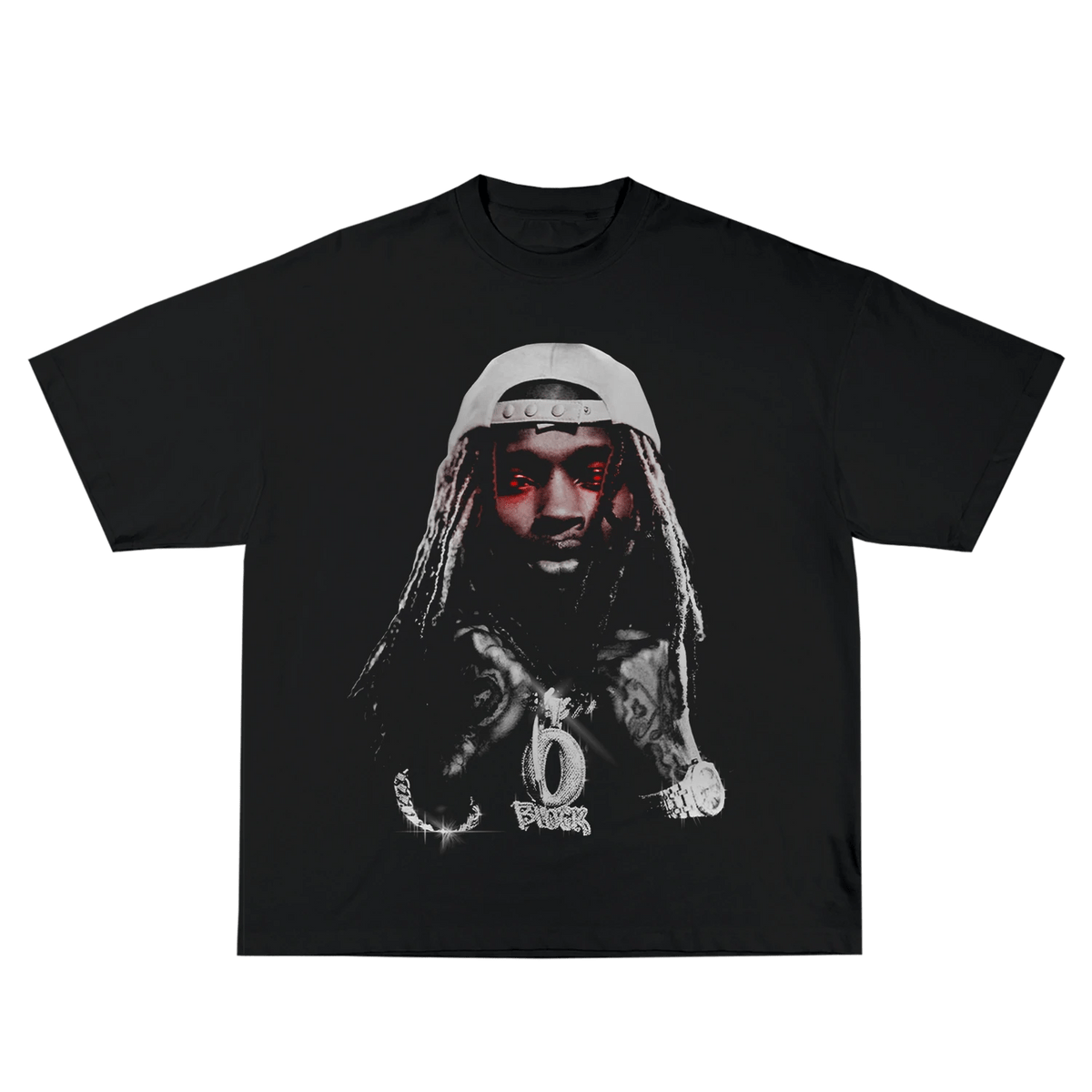 King Von Merch Demon TShirt WHAT’S ON THE STAR?