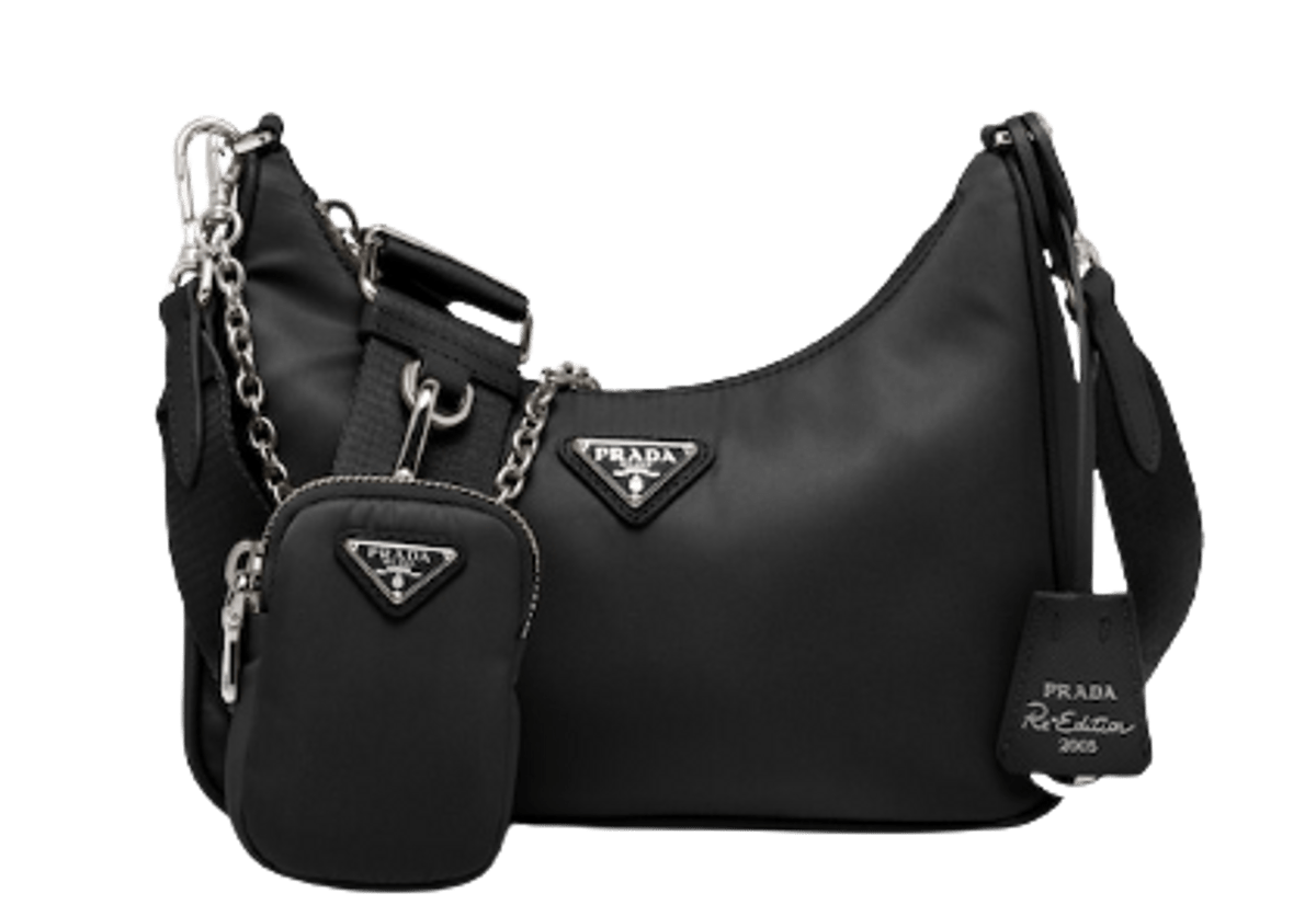 Prada Black ReEdition 2005 ReNylon Bag WHAT’S ON THE STAR?