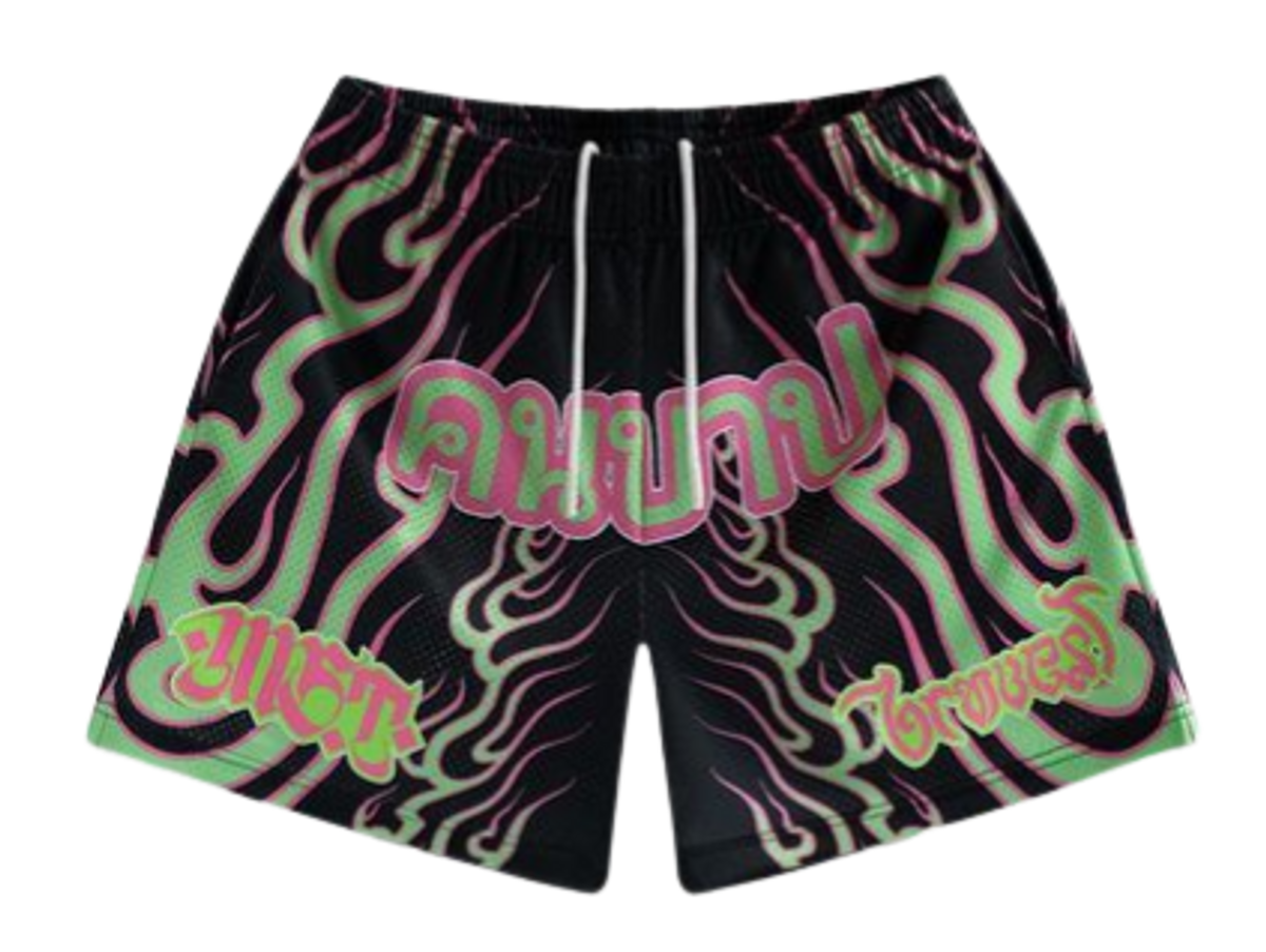 Bravest Studios Black Green Shorts WHAT’S ON THE STAR?