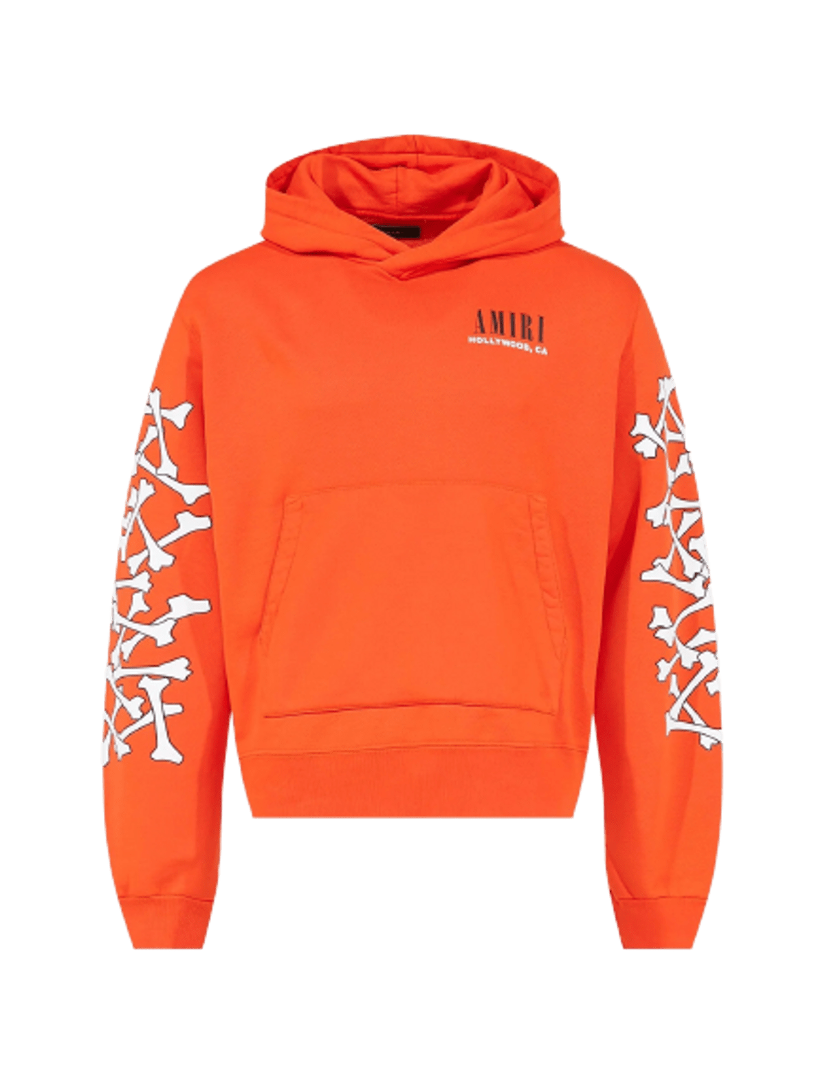 Amiri Bones Orange Hoodie WHAT’S ON THE STAR?