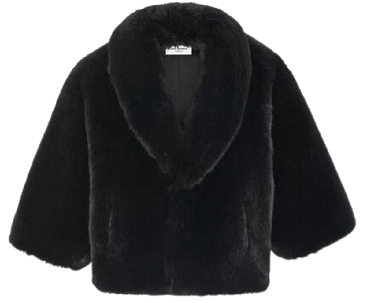 Yves Saint Laurent AnimalFree Fur ShawlCollar Coat WHAT’S ON THE STAR?